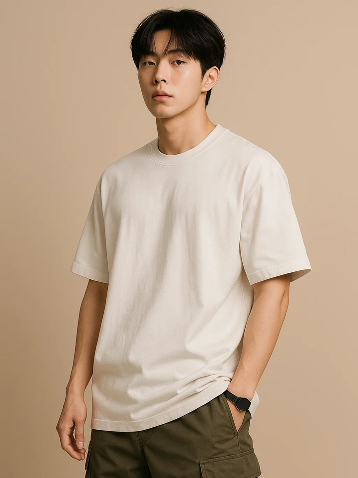 White Oversized T-Shirt HYPEFUSION