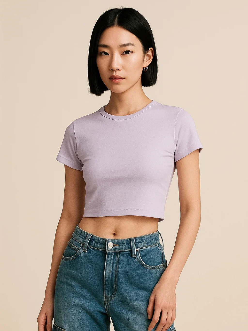 Lavender Baby Tee HYPEFUSION
