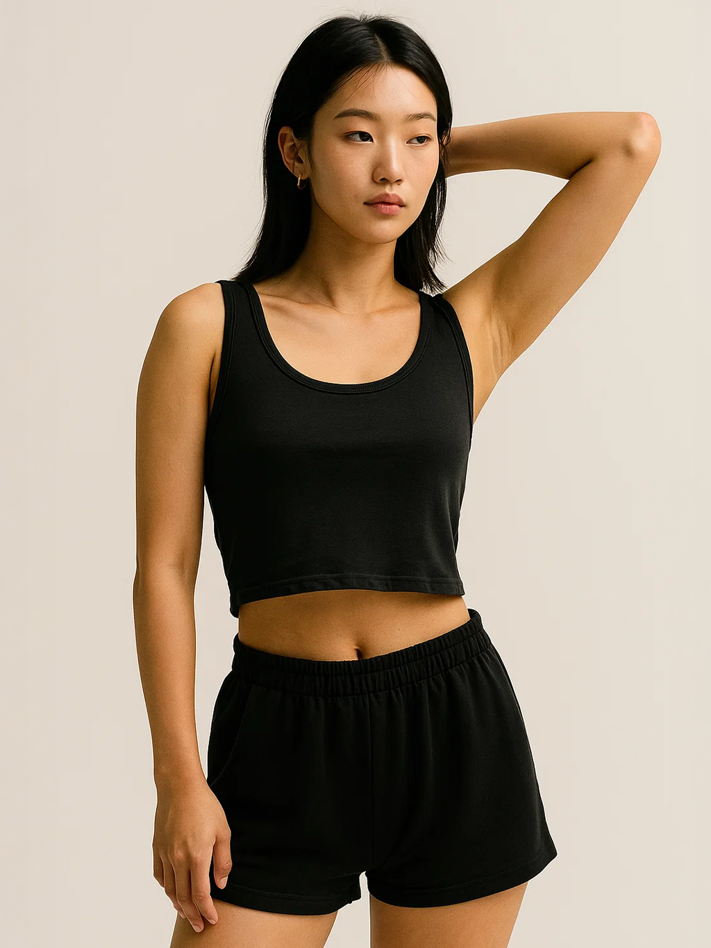 Black Crop Tank HYPEFUSION