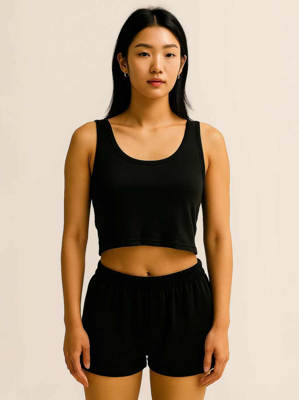 Black Crop Tank HYPEFUSION