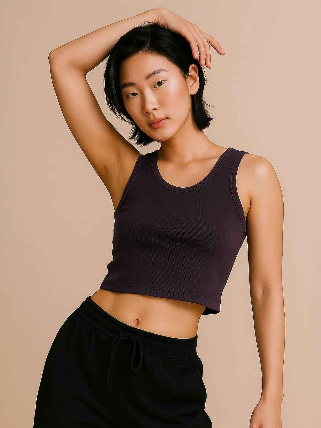 Purple Crop Tank HYPEFUSION