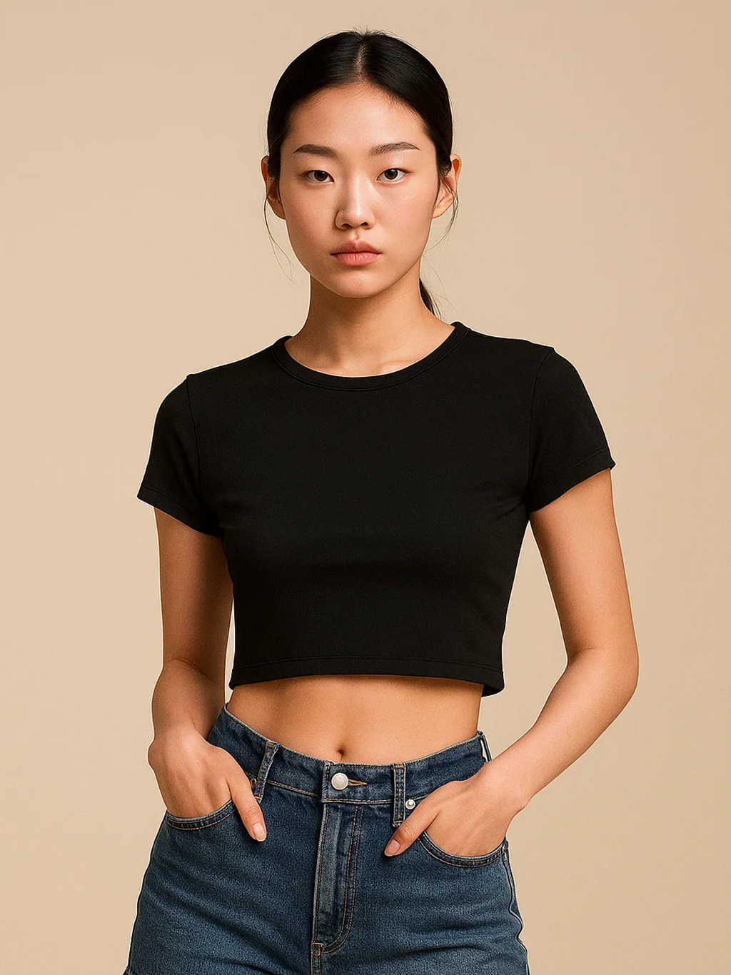 Black Baby Tee HYPEFUSION