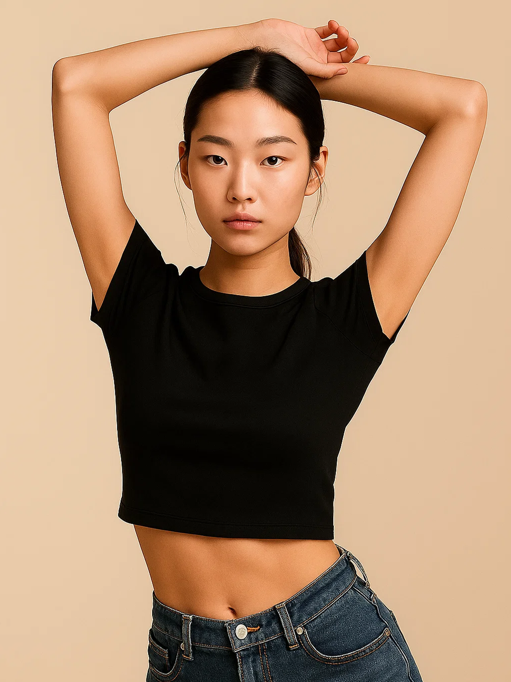 Black Baby Tee HYPEFUSION