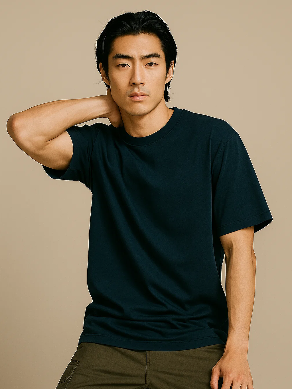 Petrol Blue Oversized T-Shirt HYPEFUSION