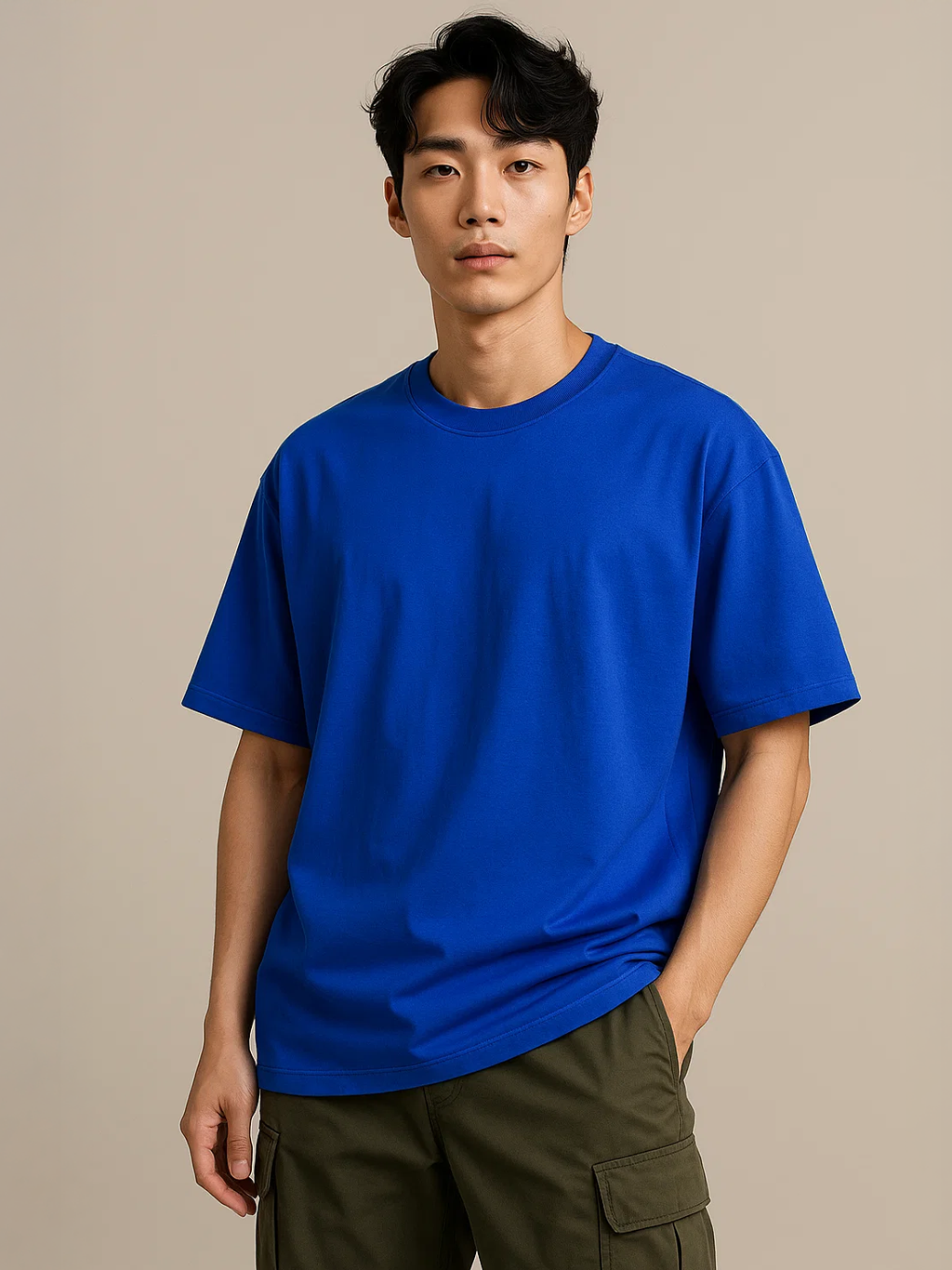Royal Blue Oversized T-Shirt HYPEFUSION