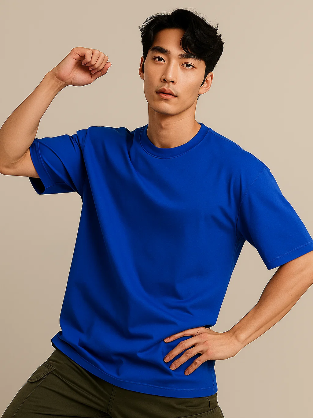 Royal Blue Oversized T-Shirt HYPEFUSION