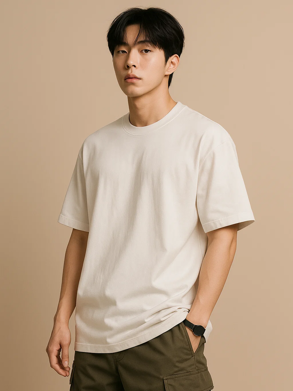 White Oversized T-Shirt HYPEFUSION