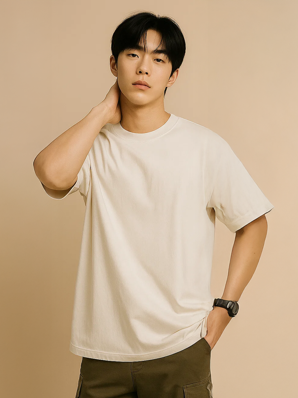 White Oversized T-Shirt HYPEFUSION