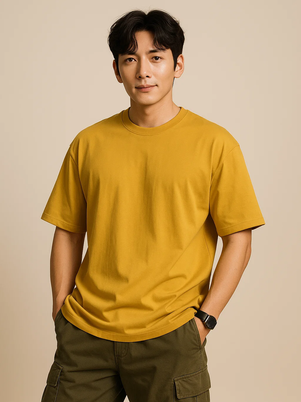 Yellow Oversized T-Shirt HYPEFUSION