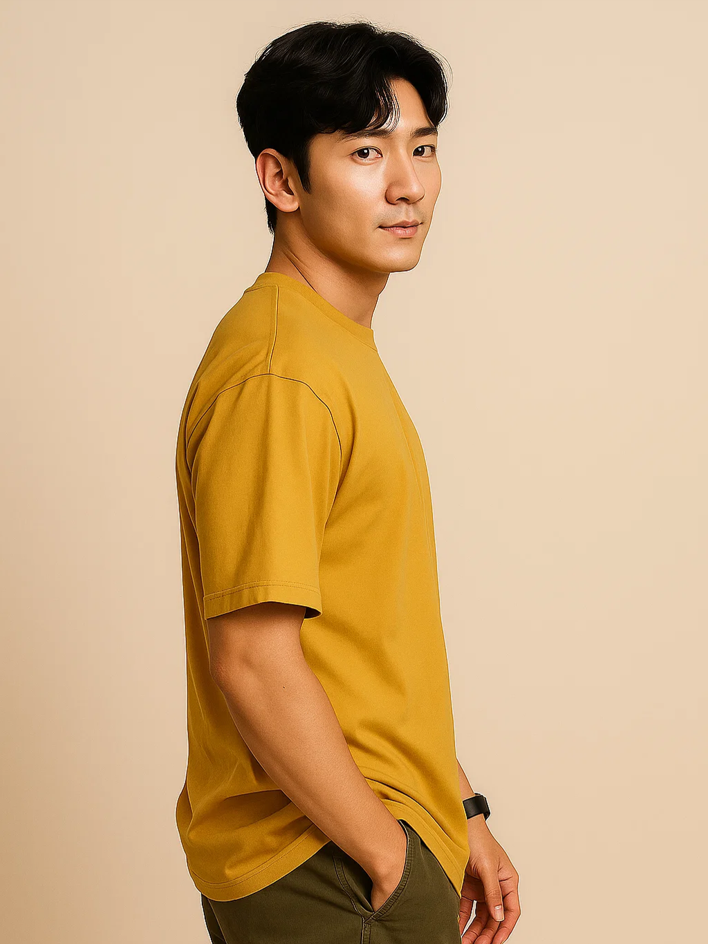 Yellow Oversized T-Shirt HYPEFUSION