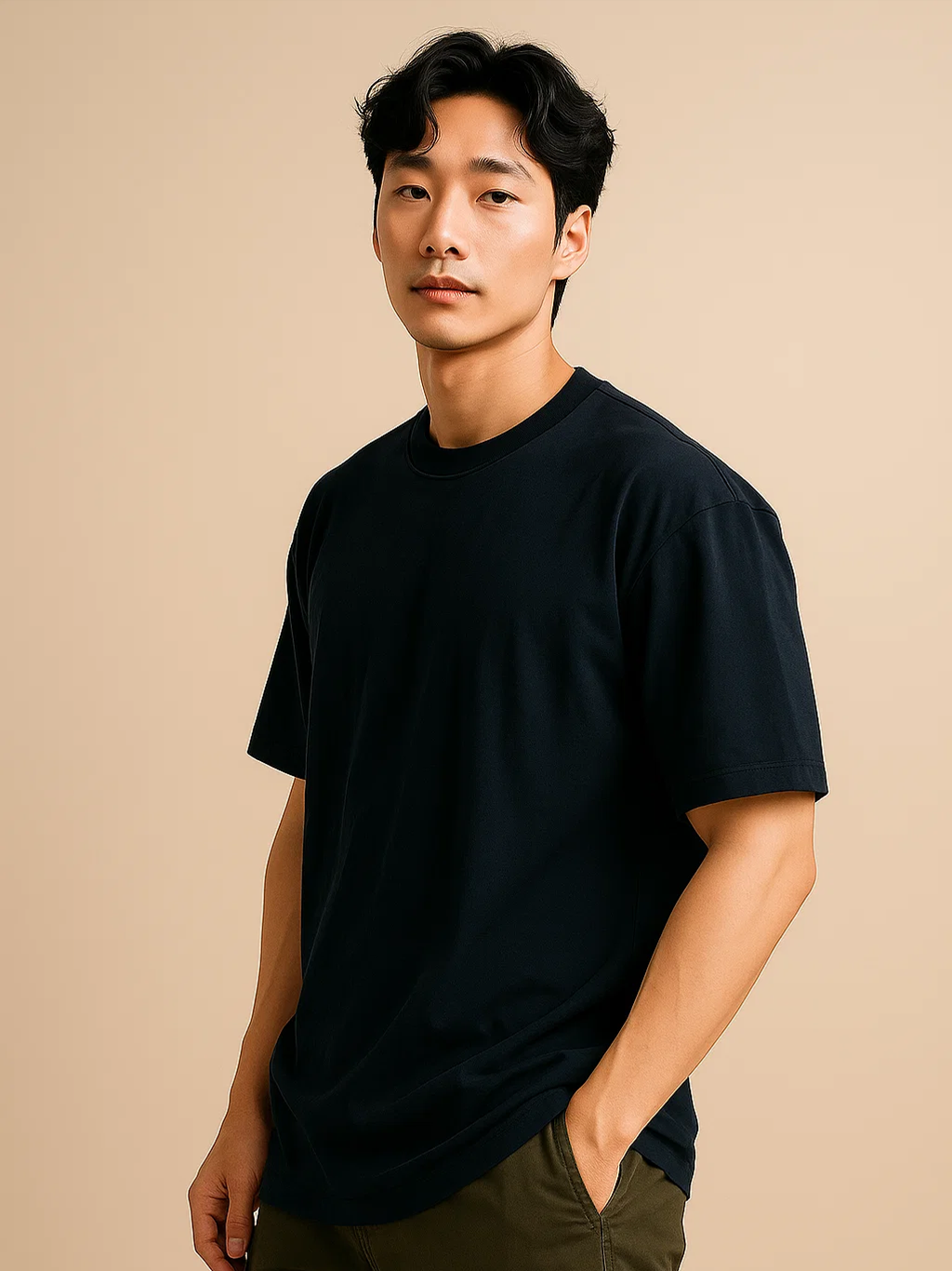 Black Oversized T-Shirt HYPEFUSION