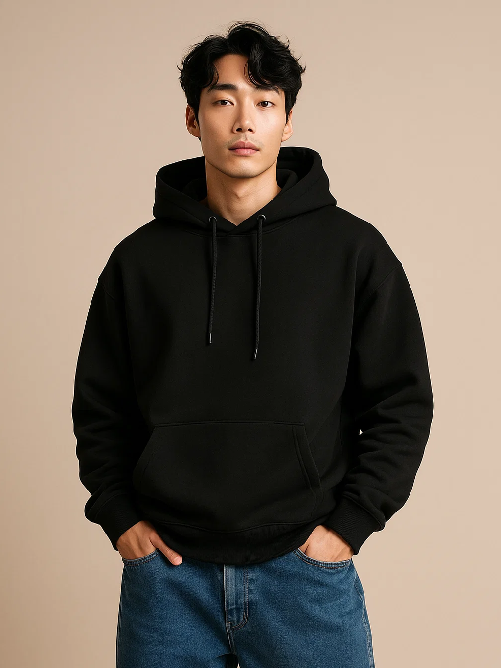 Black Unisex Oversized Hoodie HYPEFUSION