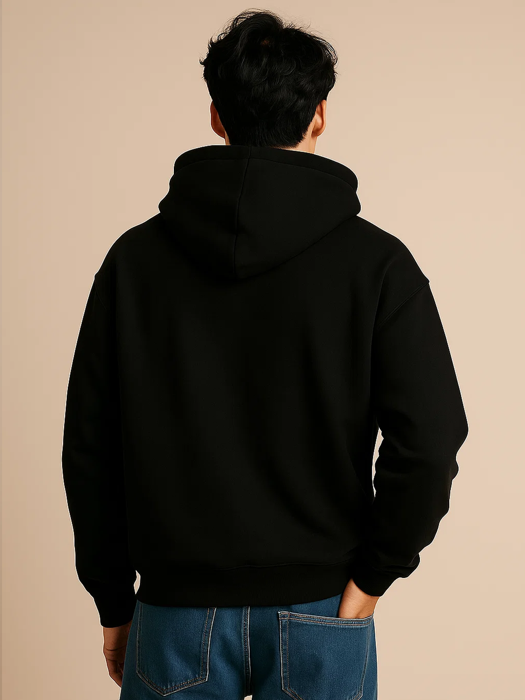 Black Unisex Oversized Hoodie HYPEFUSION